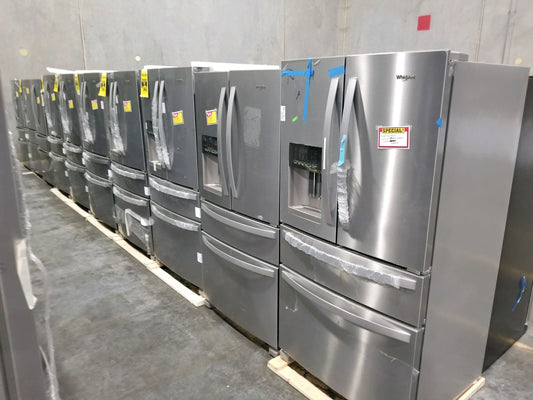 Scratch and dent refrigerators with invisible cosmetic damage