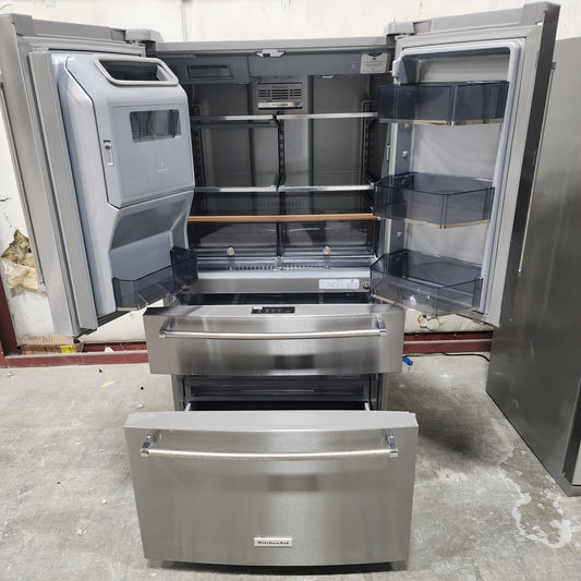 KitchenAid KRMF536RPS/R 36 Inch Freestanding French Door Refrigerator