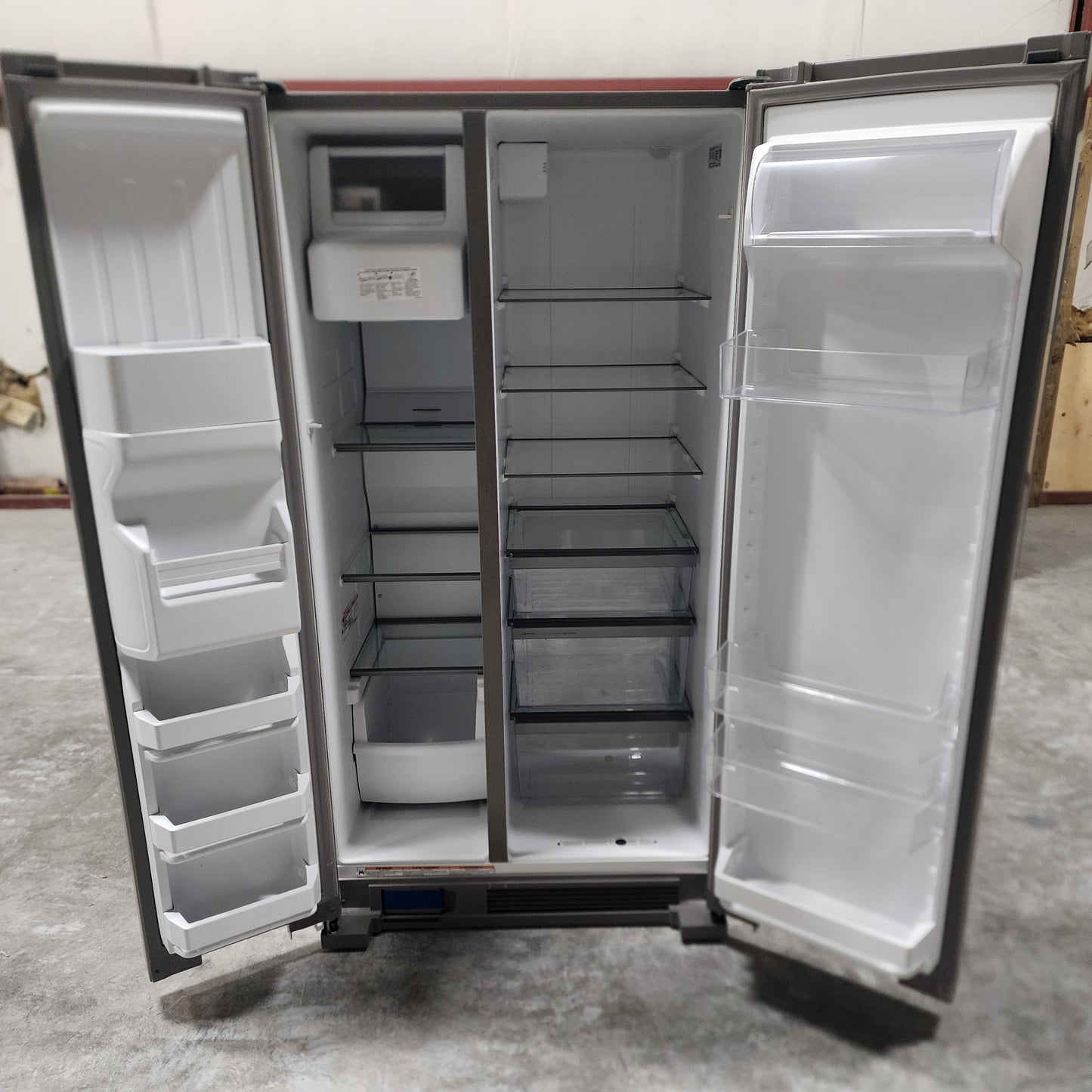 WRS325SDHZ/R Whirlpool 36-inch Wide Side-by-Side Refrigerator - 25 cu. ft.
