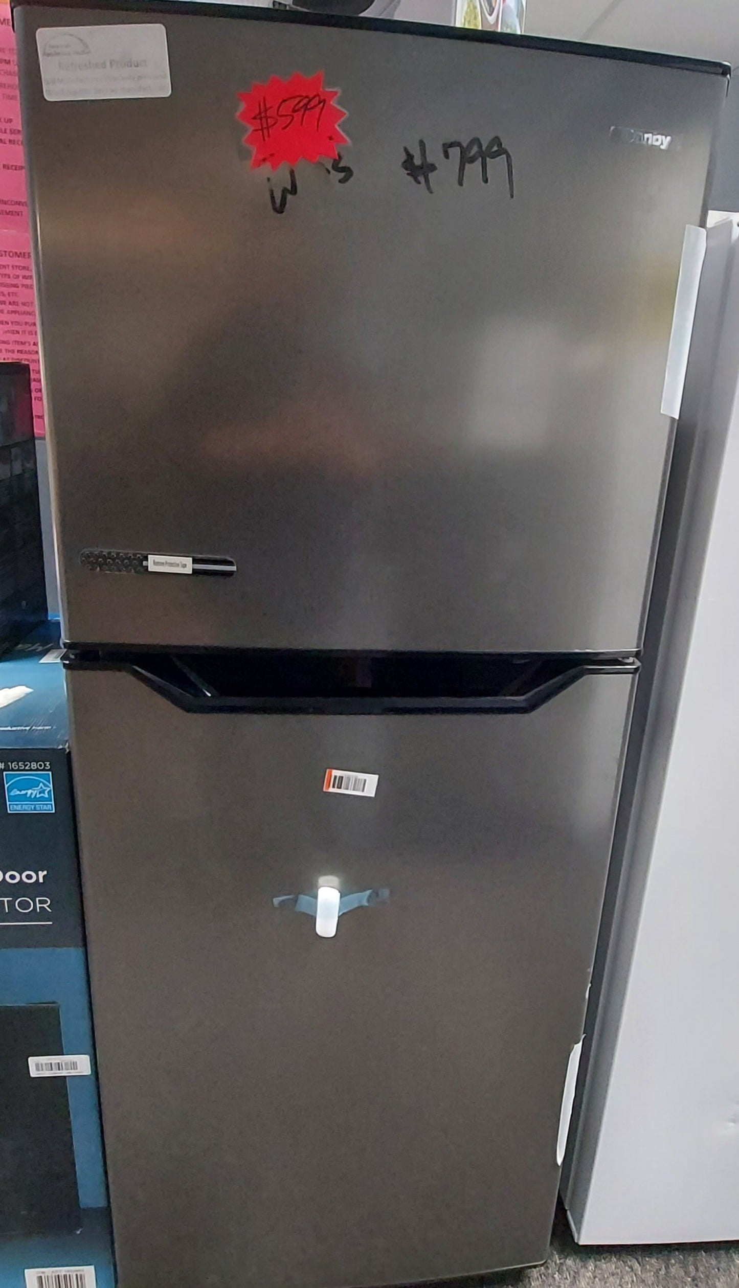 Danby 10.1 cu.ft Apartment Size Refrigerator (DFF101B1BSLDB)