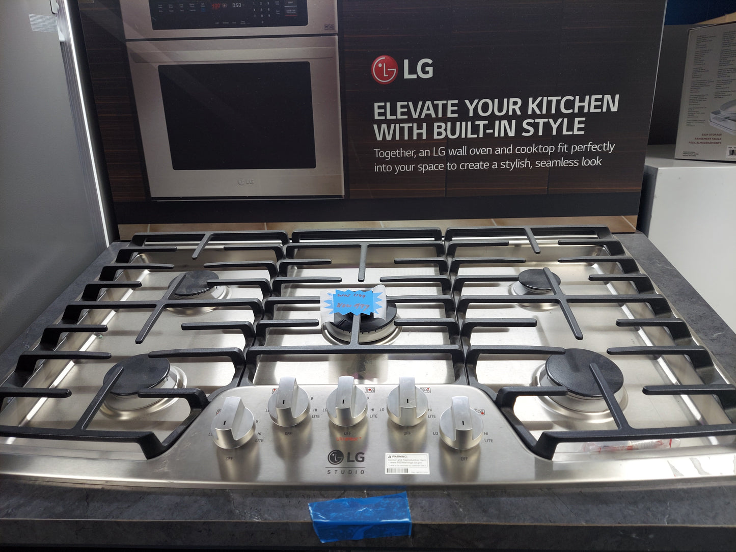 LG STUDIO 36'' Gas Cooktop (LSCG367ST)