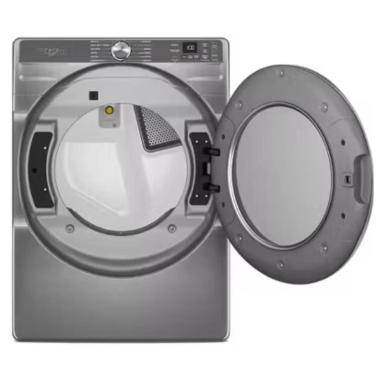 Whirlpool WED6720RR 27 Inch Smart Front Load Electric Dryer with 7.4 cu ft Capacity, ENERGY STAR® Certified: Radiant Silver