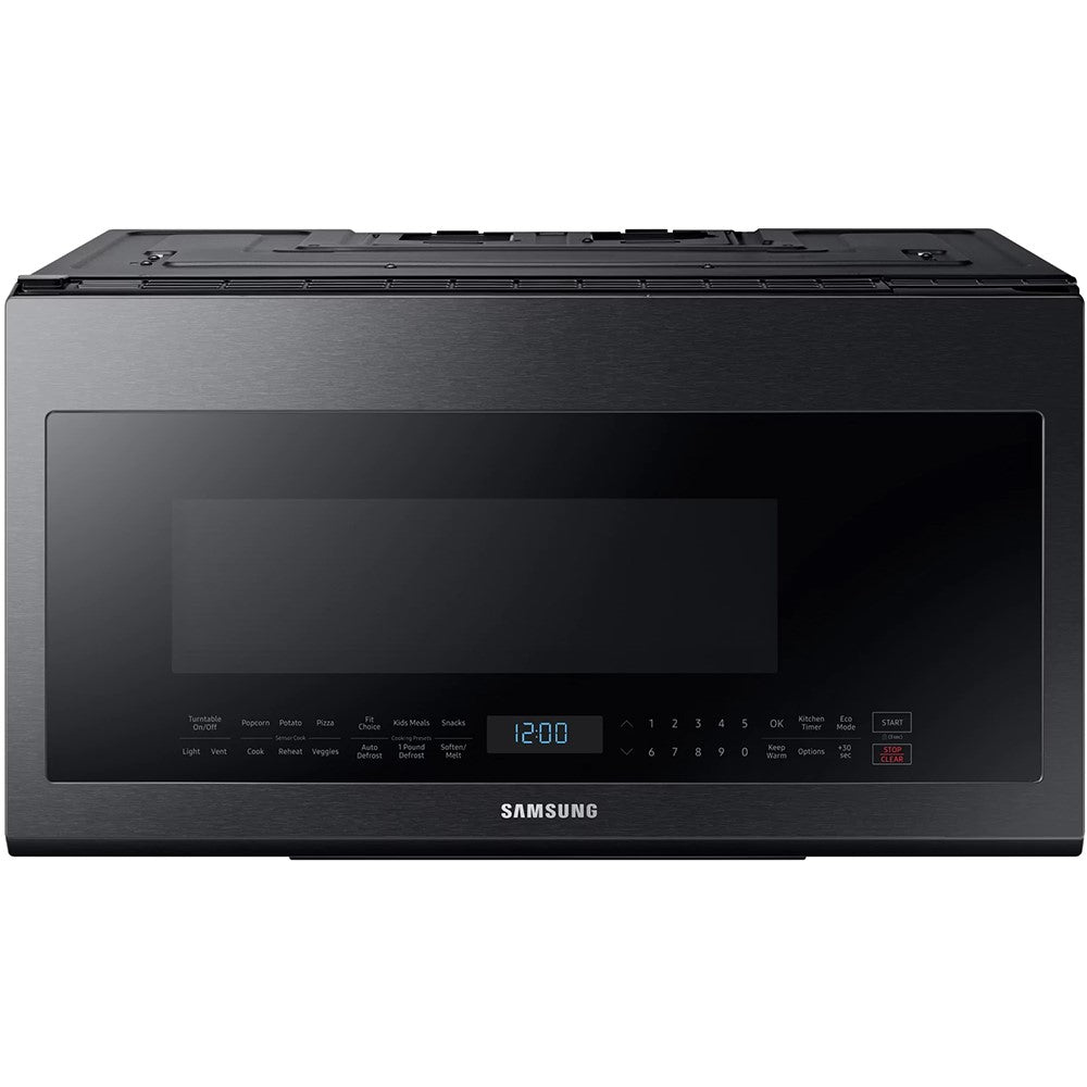 Samsung 1000W Built-In Microwave Hood Combo - 2.1 cu ft - Black Stainless Steel - ME21M706BAG