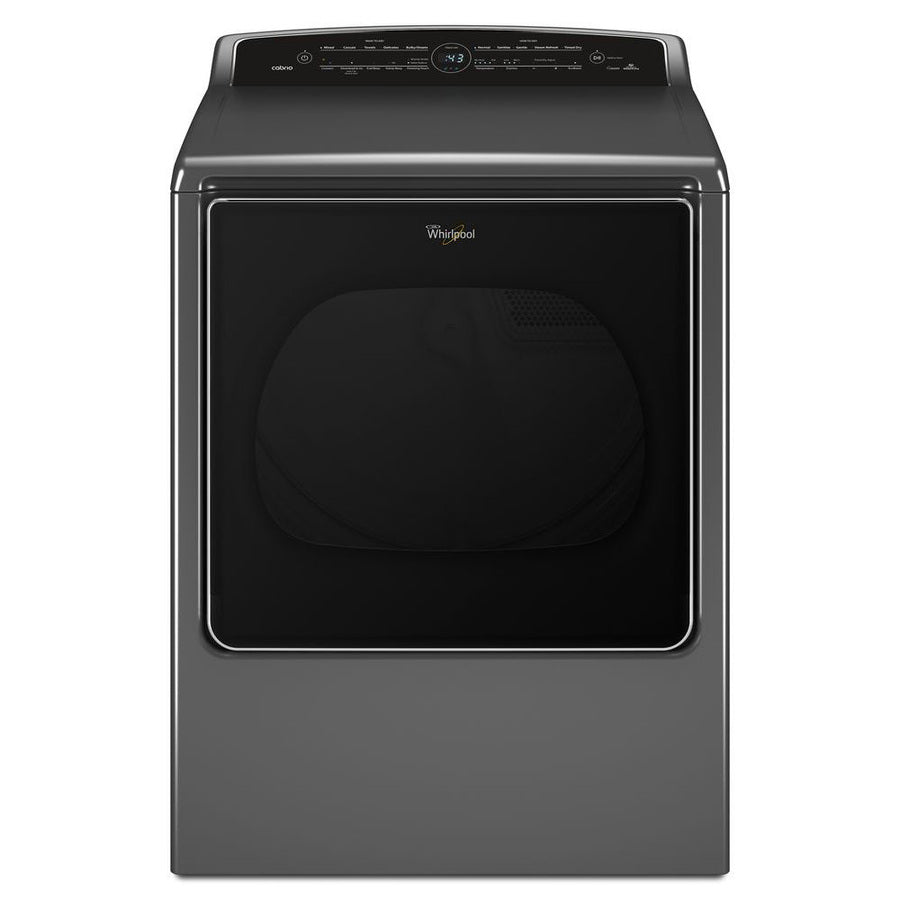 Whirlpool 8.8 cu.ft Smart Top Load Electric Dryer with Remote Control - Chrome Shadow WED8700EC