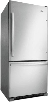 Amana ABB1924BRM 29 Inch Bottom Freezer Refrigerator with 18.5 cu. ft. Capacity, Energy Star Rated: Stainless