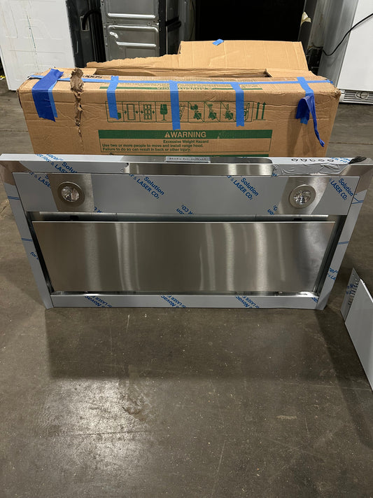 KitchenAid 36 in. Wall-Mount, 3-Speed Canopy Hood in Stainless Steel - KVWB406DSS