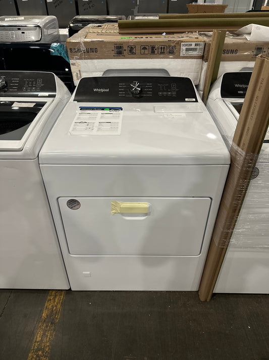 Whirlpool - 7 Cu. Ft. Gas Dryer with Moisture Sensing - White WGD5010LW