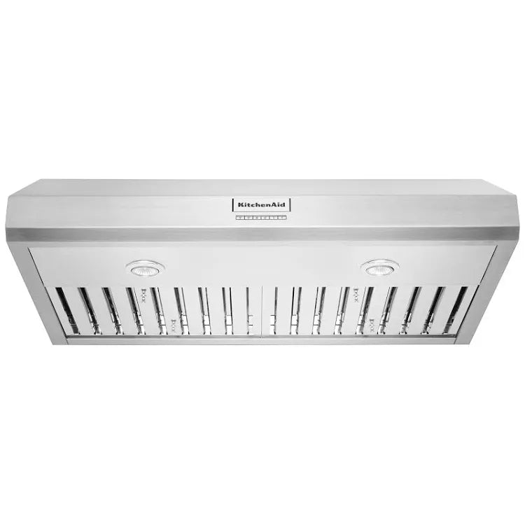 KitchenAid 36" 585 CFM Motor Class Commercial-Style Under-Cabinet Range Hood System KVUC606KSS