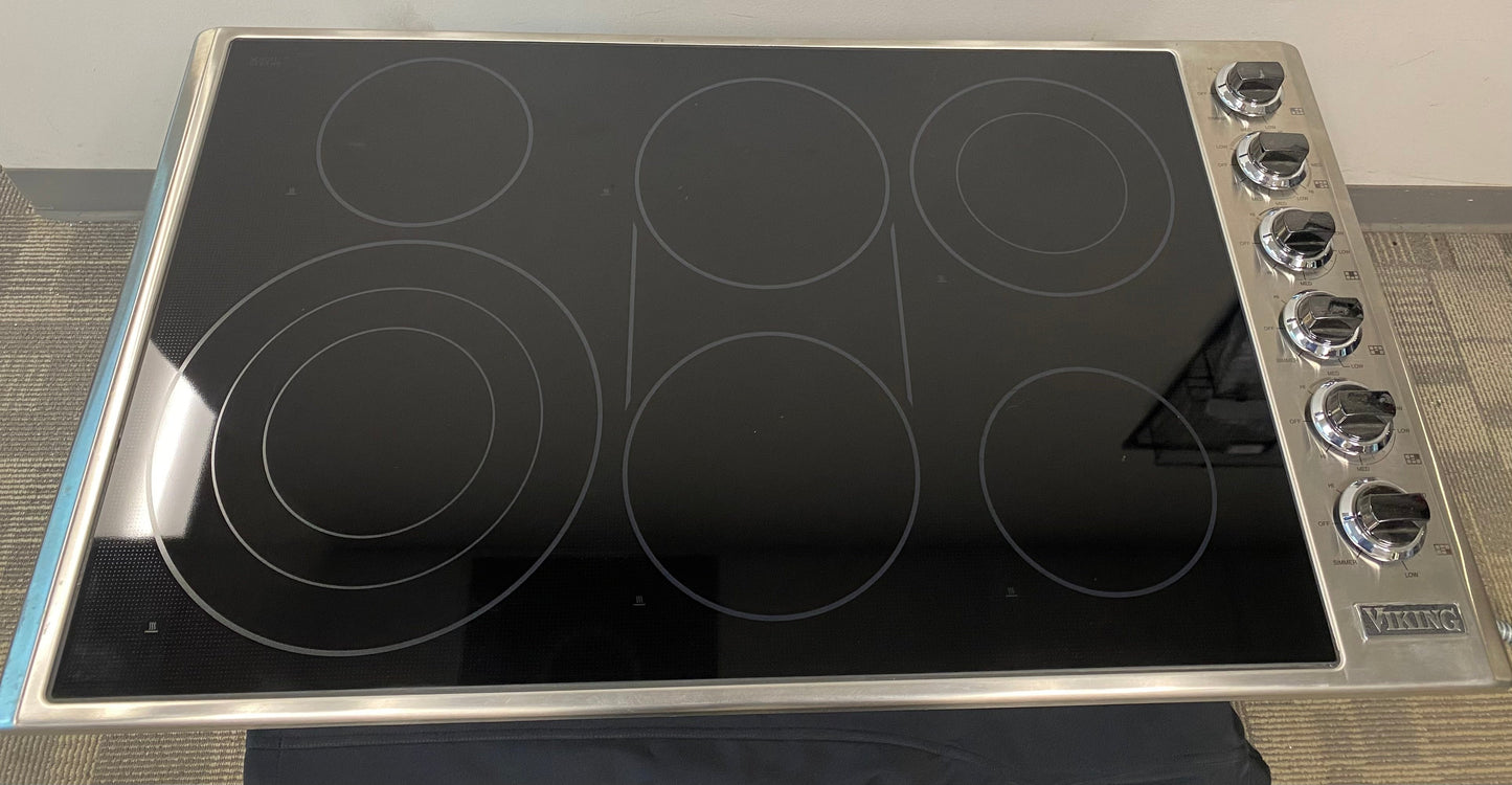 Viking 36" Pro 5 electric cooktop VECU53616BSB