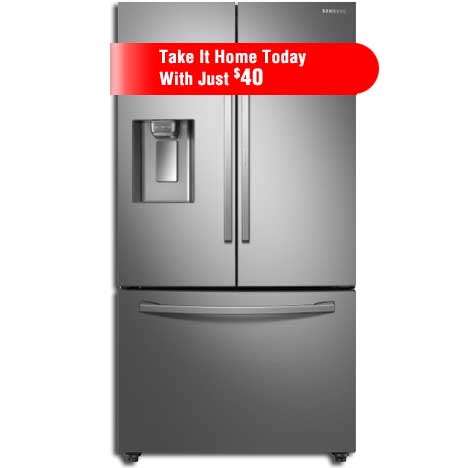 Samsung RF23R6301SR 36 Inch Counter Depth French Door Smart Refrigerator with 22.6 cu. ft. Capacity