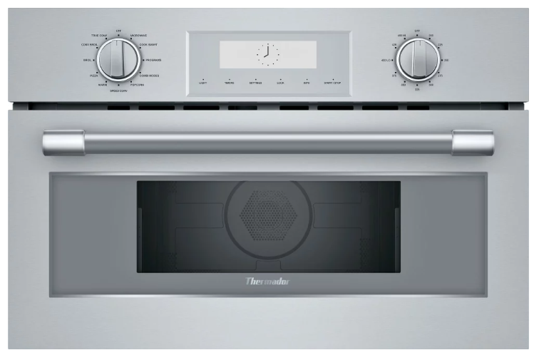 Thermador Professional Series MC30WP 30 Inch Speed Oven with Cook Smart™, 10 Power Levels, Convection, Keep Warm, Timer and Lock