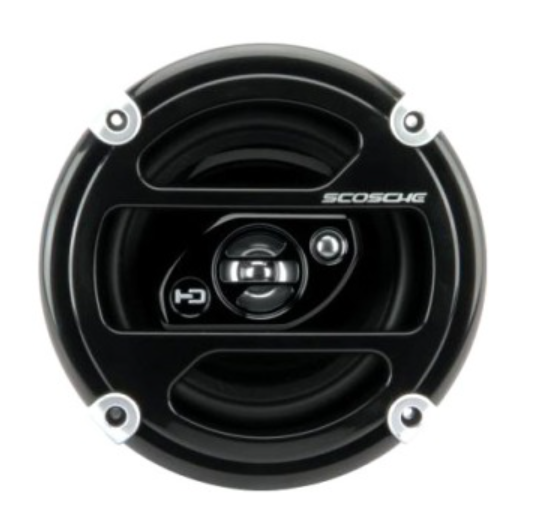Scosche HD6503 Speaker - 50 W RMS - 3-way - 2 Pack, 30 Hz to 20 kHz - 4 Ohm
