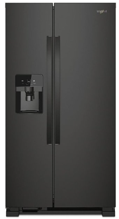Whirlpool 33 Inch Freestanding Side by Side Refrigerator with 21.4 Cu. Ft. Total Capacity WRS321SDH(V/B/Z/W)
