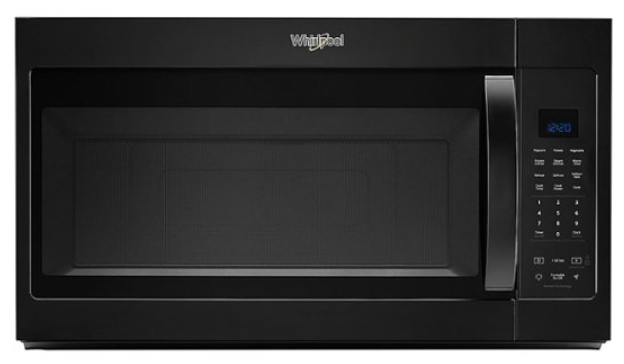Whirlpool 1000W Microwave Hood Combo - 1.9 cu ft - Black - WMH32519HB