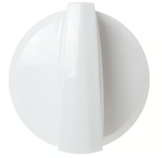 GE OEM Range Surface Element Knob (White) WB03X21352
