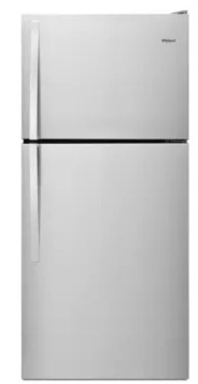 WRT318FZDM Whirlpool 30-inch Wide Top Freezer Refrigerator - 18 cu. ft.