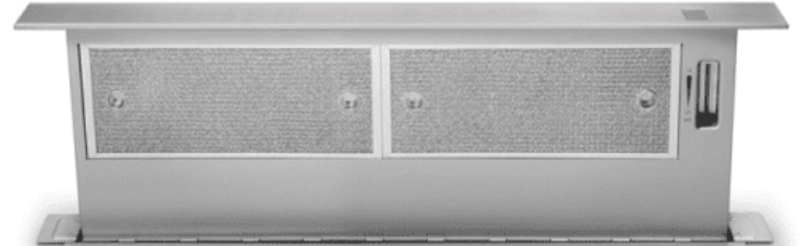 Frigidaire FH36DD50MS 36 Inch Downdraft Ventilation System with 600 CFM Internal Blower, Infinite-Speed Blower Control, Push-Button Auto Raise/Lower and Dishwasher-Safe Stainless Steel Filters