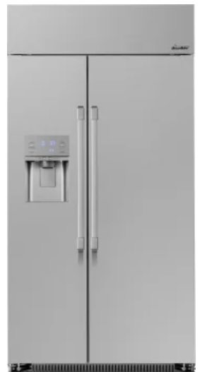 Dacor Professional DYF42SBIWR 42 Inch Counter Depth Built-In Side by Side Refrigerator with 24 Cu. Ft. Total Capacity