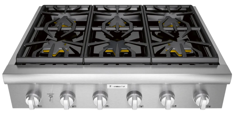 Thermador Gas Rangetop 36'' Stainless Steel PCG366W