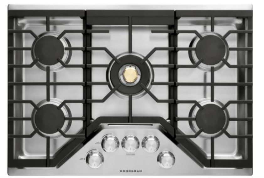 GE Monogram 30" Deep-Recessed Gas Cooktop ZGU30RSLSS