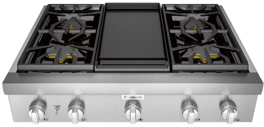 Thermador Gas Rangetop 36'' Stainless Steel PCG364WD