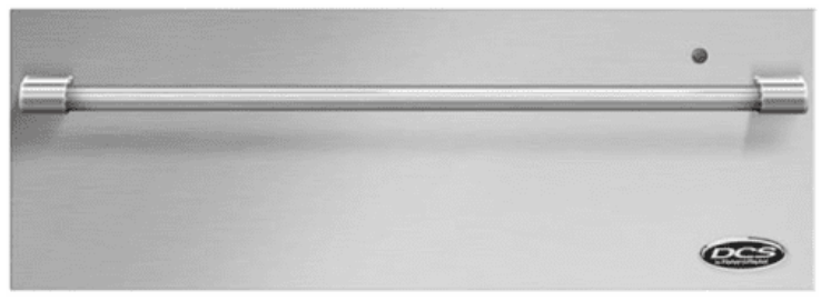 DCS WDV30 30 Inch Warming Drawer with 1.6 cu. ft. Capacity, 500-Watt Output and Removable Shelf: Stainless Steel