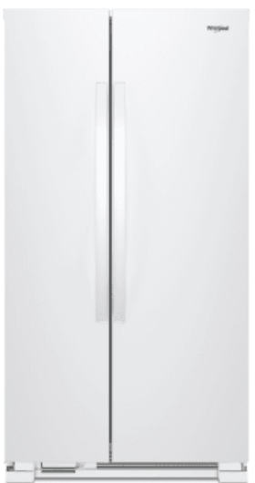 Whirlpool 36 Inch Freestanding Side by Side Refrigerator with 25.07 Cu. Ft. Total Capacity WRS315SNH(M/W)