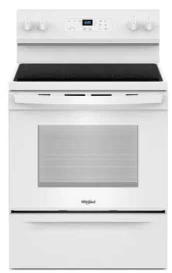 Whirlpool 30-inch Electric Range with No Preheat Mode WFES3030R(S/W)