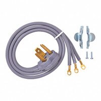 WX09X10002 4' 30AMP 3 WIRE DRYER CORD WX09X10002