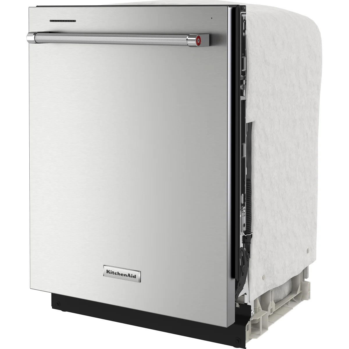 KitchenAid KDTE304RPS 24 Inch Fully Integrated Built-In Dishwasher, 41 dBA, NSF Certified, Sabbath Mode and Star K Certified: Stainless Steel with PrintShield™ Finish