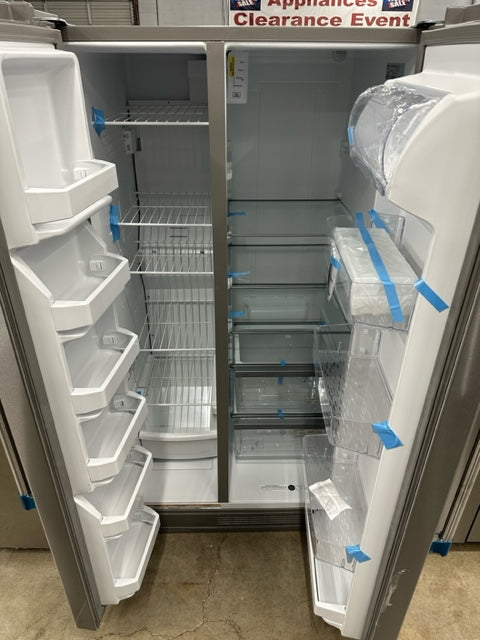 MSS25N4MKZ Maytag 36 Inch Freestanding Side by Side Refrigerator with 24.9 Cu. Ft.