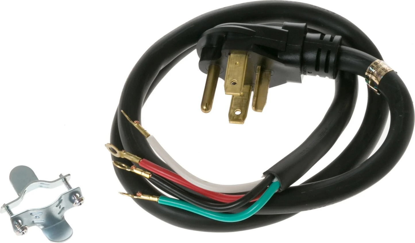 WX09X10018 Universal 4-wire dryer power cord.