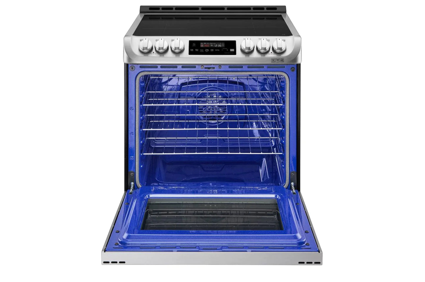 6.3 cu ft. LG Smart wi-fi Enabled ProBake Convection® InstaView® Electric Slide-In Range with Air Fry (LSE4616ST)