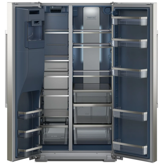 Maytag MRSF6636RZ 36 Inch Freestanding Side-by-Side Refrigerator with 28.3 Cu. Ft. Capacity, Icemaker, External Ice/Water Dispenser, and ADA Compliant