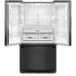 Whirlpool WRFF3236RB 36 Inch FreestandIng French Door Refrigerator with 25.2 Cu. Ft. CapacityInternal Water Dispenser, Icemaker, and ENERGY STAR®: Black