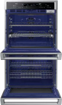 Samsung 30" Smart Double Wall Oven with Steam Cook in Stainless Steel (NV51K6650DS)