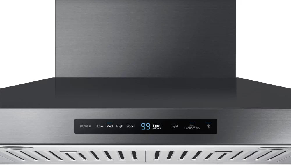 Samsung NK30K7000WG 30 Inch Smart Wall Mount Chimney Range Hood with Wi-Fi and Bluetooth Connectivity