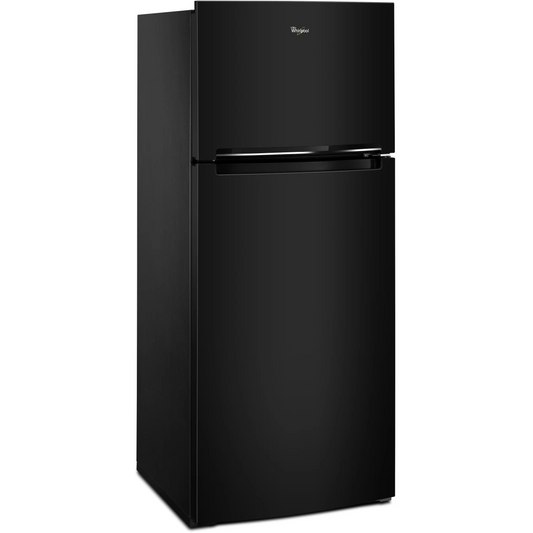Whirlpool WRT518SZFB 28 Inch Top Freezer Refrigerator with 18 Cu. Ft. Total Capacity. EZ Connect Ice Maker Compatible: Black