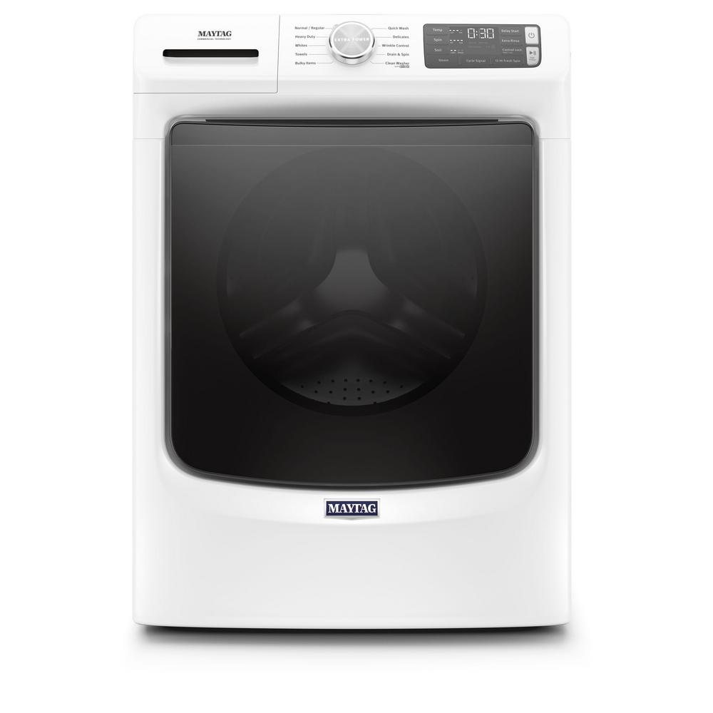 Maytag 4.5 Cu. Ft. White Front Load Washer with 12-Hour Fresh Spin - White - MHW5630HW