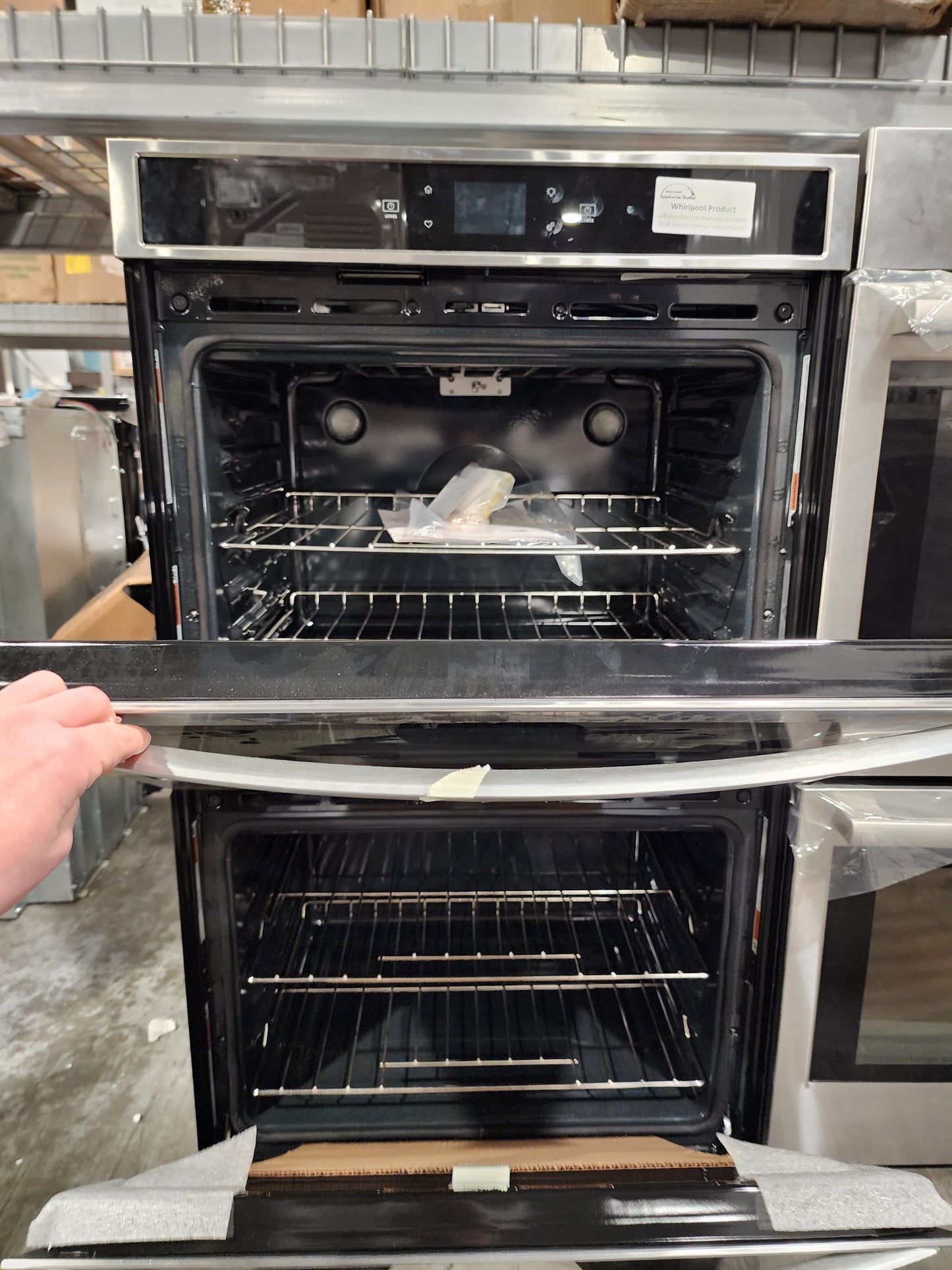 Whirlpool Smart Double Electric Wall Oven Stainless Steel - WOD51EC0HS