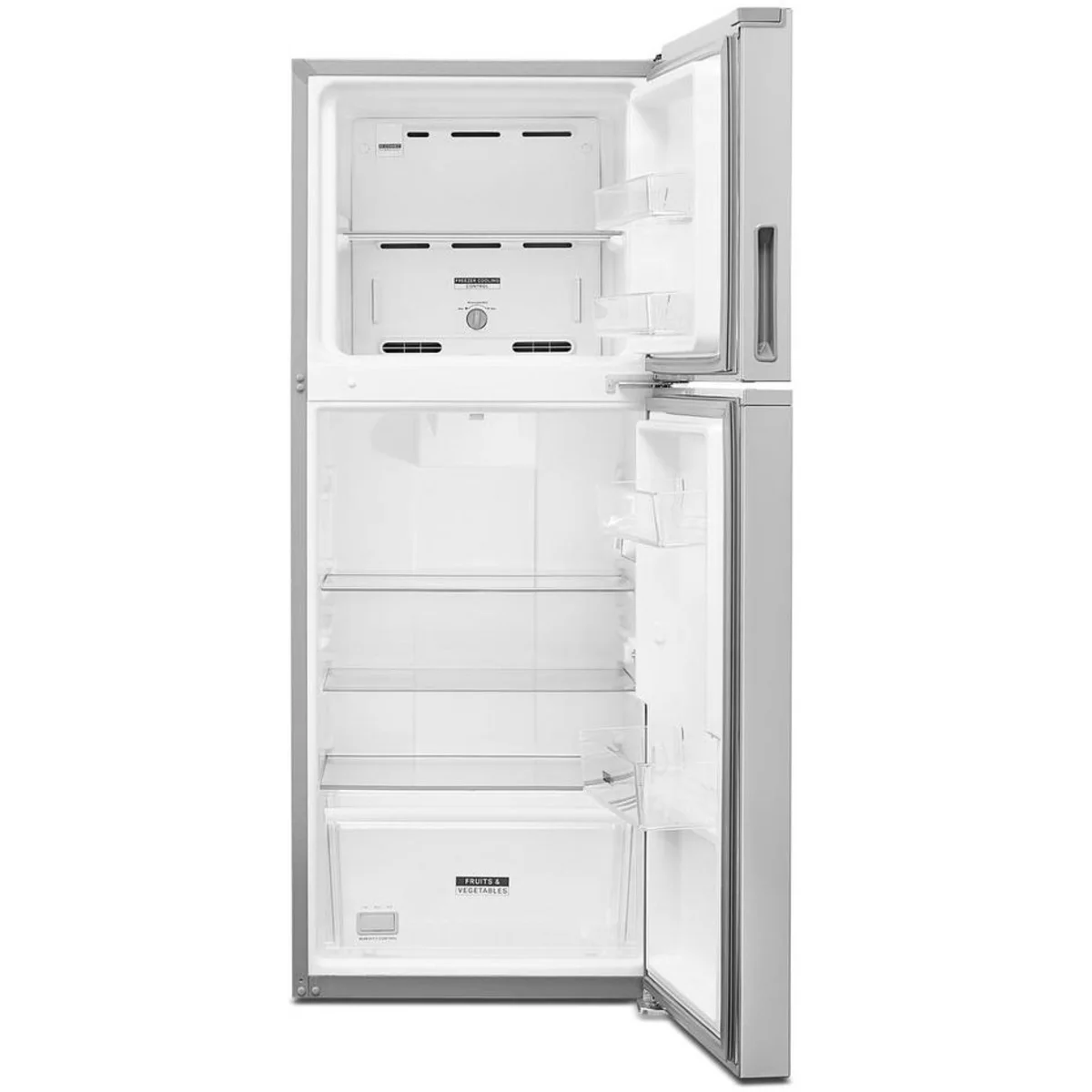 Whirlpool WRT112CZJZ 24 Inch Counter-Depth Top Freezer Refrigerator with 11.6 Cu Ft. Capacity. EZ Connect Icemaker Compatible, and ADA Compliant: Fingerprint Resistant Stainless Steel
