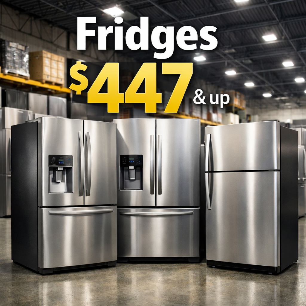 Fridges $447 And Up