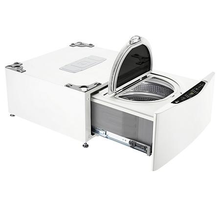 LG 1.0 cu. ft. SideKick(TM) Pedestal Washer - White- WD100CW