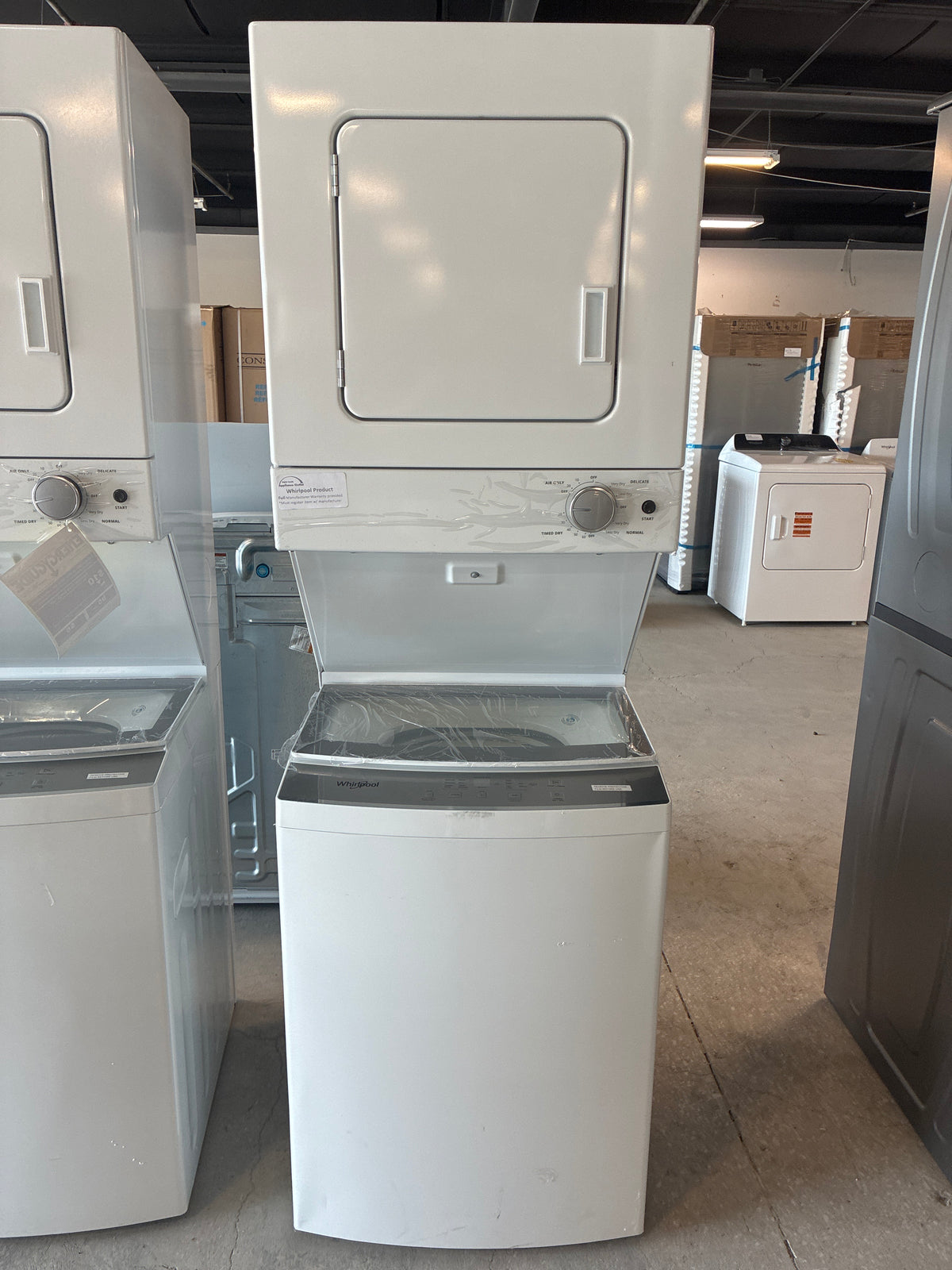 Whirlpool (WET4024HW) 24 Inch Electric Laundry Center with 1.6 cu. ft. Washer