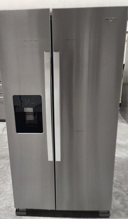 WRS325SDHZ/R Whirlpool 36-inch Wide Side-by-Side Refrigerator - 25 cu. ft.