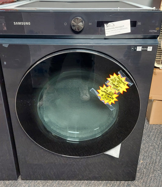 Samsung Bespoke 7.6 cu. ft. Ultra Capacity Electric Dryer with AI Optimal Dry and Super Speed Dry in Brushed Navy (DVE53BB8900D)