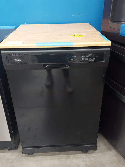 Whirlpool Heavy-Duty Portable Dishwasher with 1-Hour Wash Cycle (WDP370PAHB)