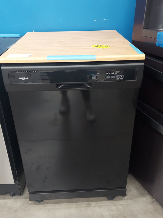 Whirlpool Heavy-Duty Portable Dishwasher with 1-Hour Wash Cycle (WDP370PAHB)