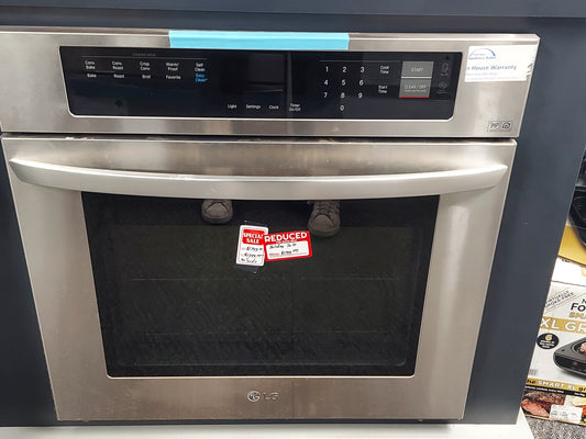 LG (LWS3063ST) 30 Inch Single Electric Wall Oven with Convection