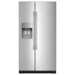 KitchenAid 28.7 cu. ft. Side-by-Side Refrigerator with Exterior Ice and Water Dispenser and Removable Under-Shelf Wine Rack